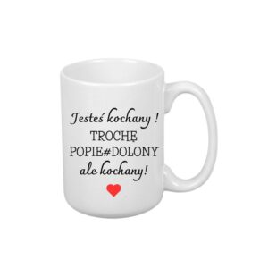Kubek 440ml *ELEGANT* Kubek „Jesteś kochany…”
