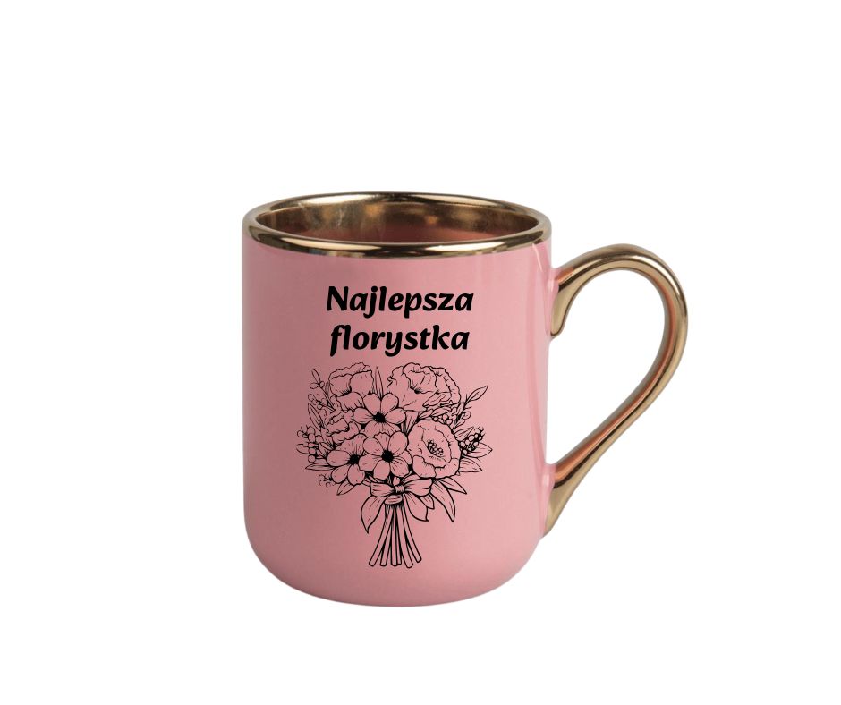 Kubek 330ml *ELEGANT* dla Florystki - obrazek 3