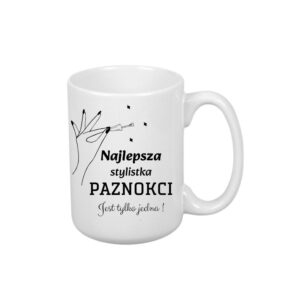Kubek 440ml *ELEGANT* Kubek dla Stylistki Paznokci