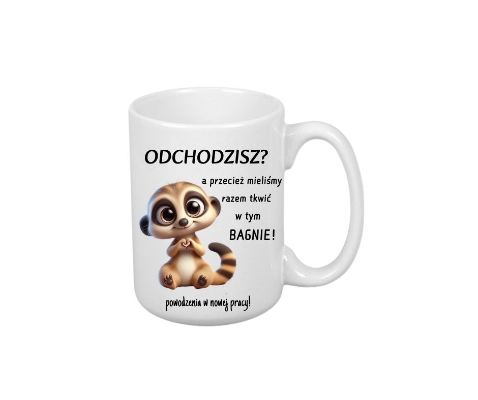 Kubek 440ml *ELEGANT* Kubek na Odejście z Pracy - obrazek 2