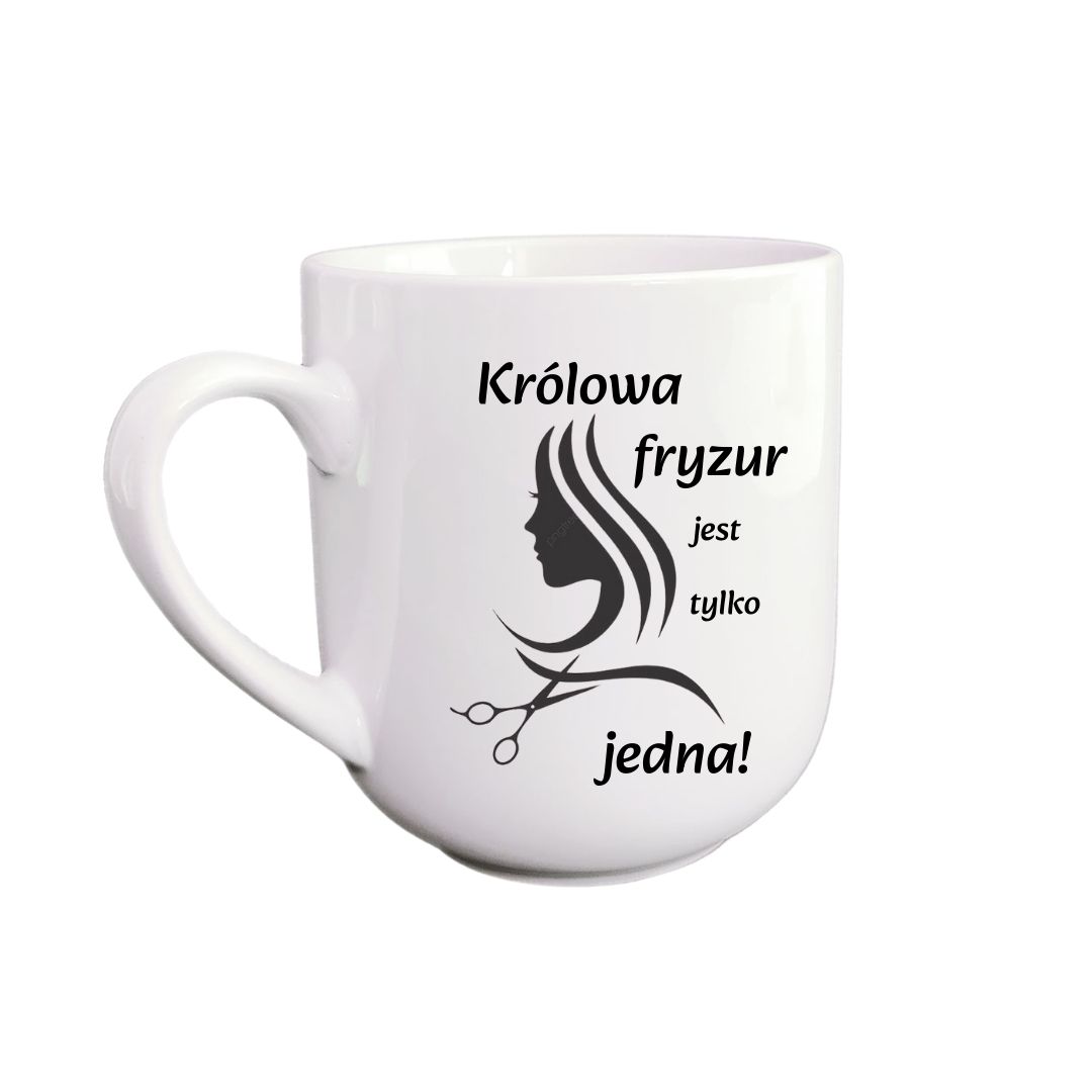 Kubek Kawowy 290ml dla Fryzjerki - obrazek 4