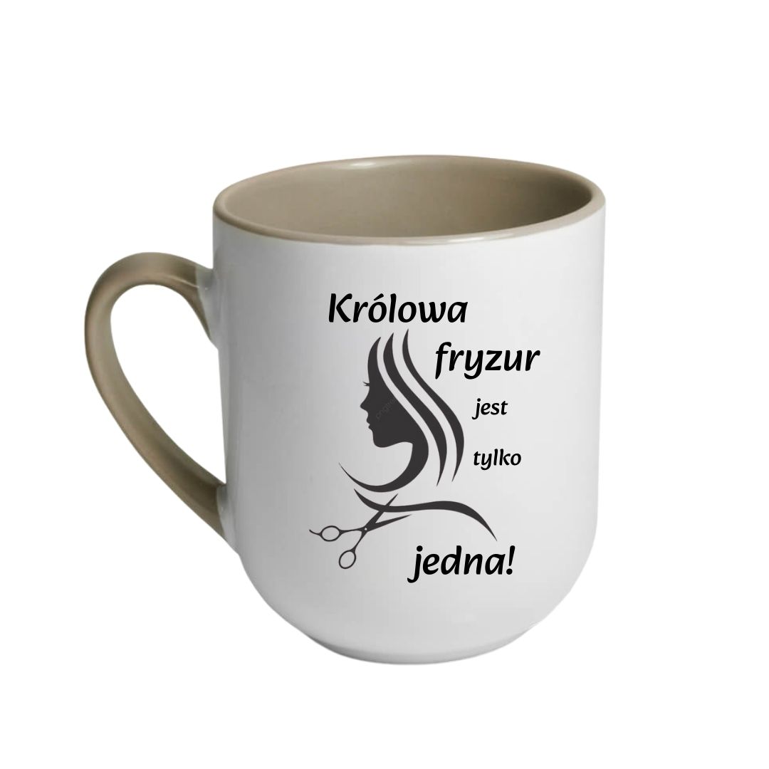 Kubek Kawowy 290ml dla Fryzjerki - obrazek 3