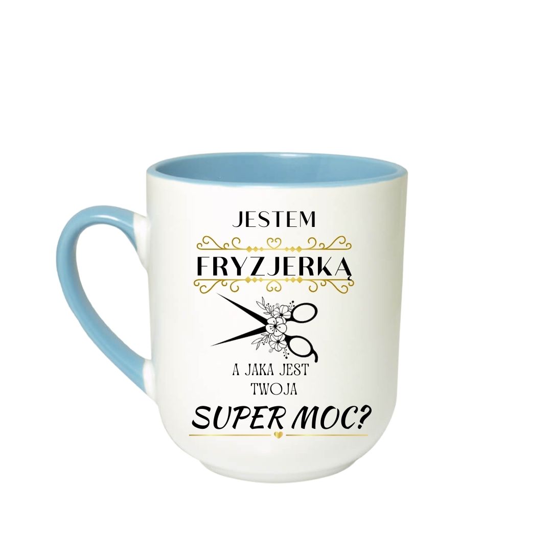 Kubek Kawowy 290ml dla Fryzjerki - obrazek 4