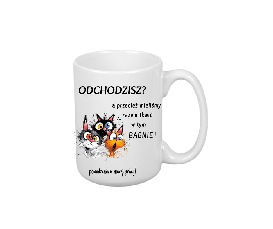 Kubek 440ml *ELEGANT* Kubek na Odejście z Pracy - obrazek 2