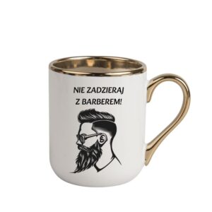 Kubek 330ml *ELEGANT* dla Barbera „Nie zadzieraj…”
