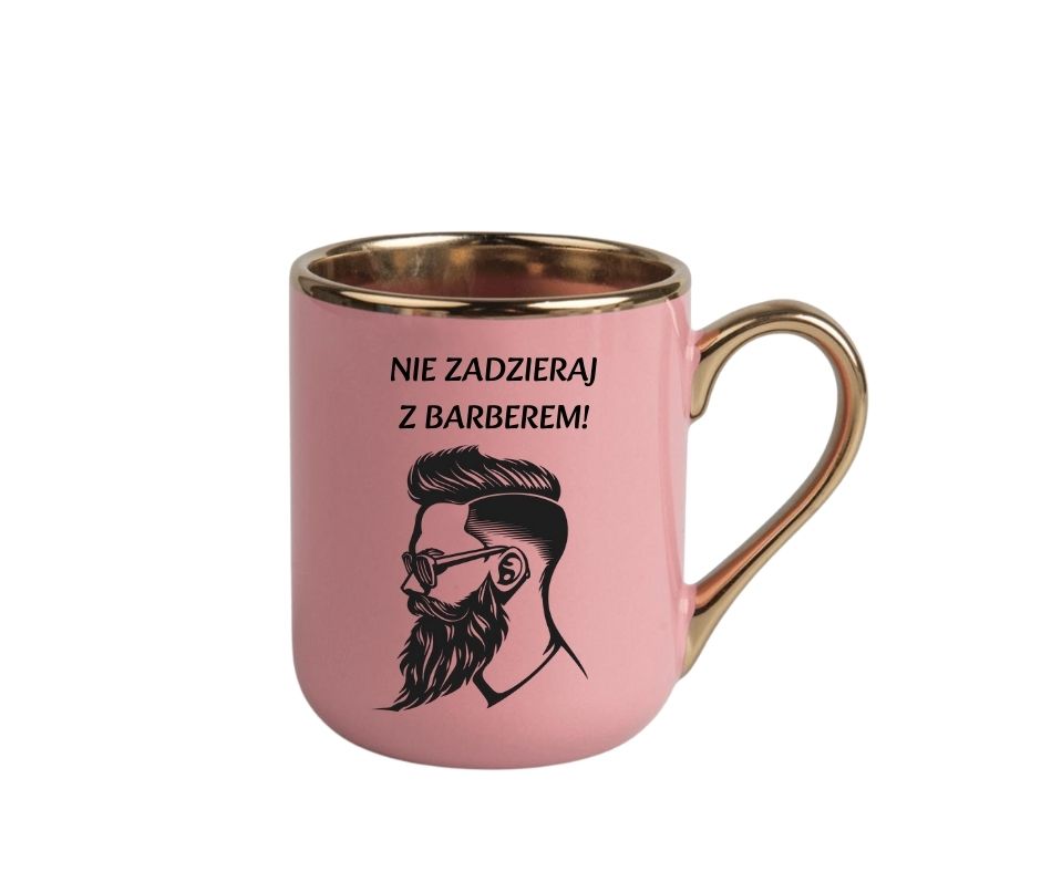 Kubek 330ml *ELEGANT* dla Barbera "Nie zadzieraj..." - obrazek 3
