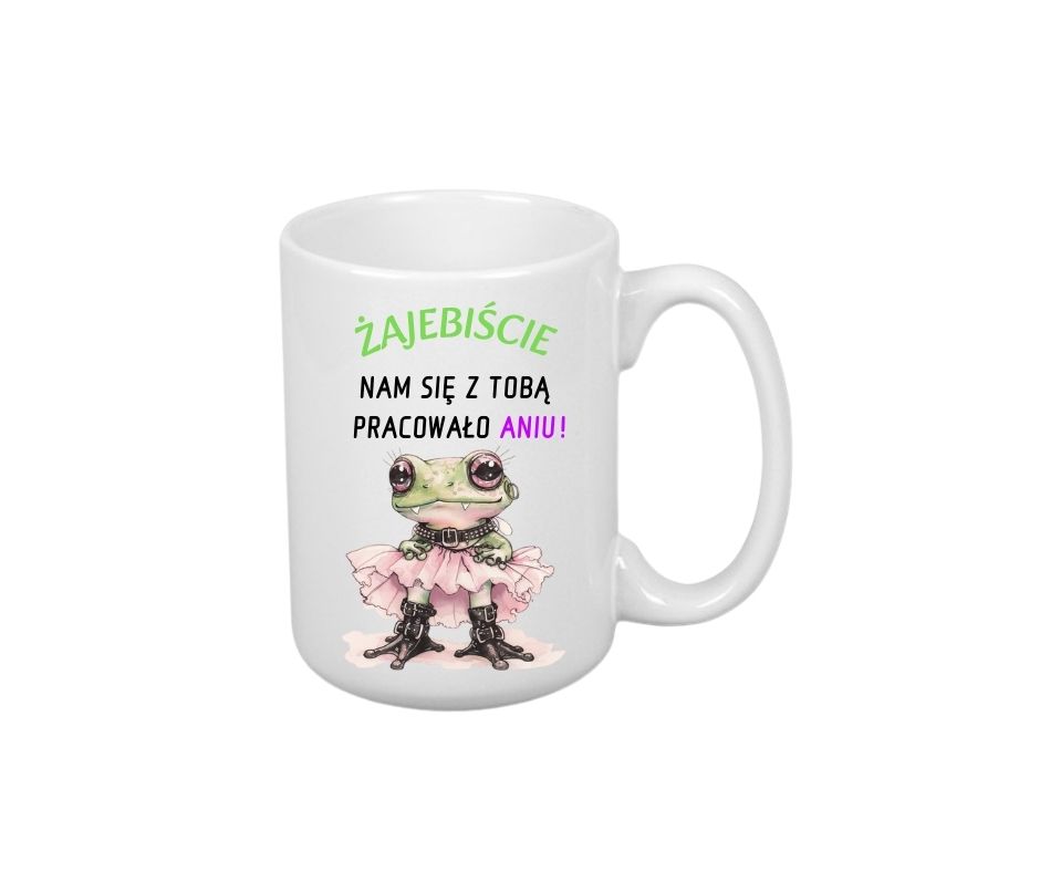 Kubek 440ml *ELEGANT* Kubek na Odejście z Pracy - obrazek 2