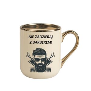 Kubek 330ml *ELEGANT* dla Barbera „Nie zadzieraj … „