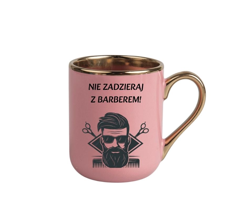 Kubek 330ml *ELEGANT* dla Barbera "Nie zadzieraj ... " - obrazek 3