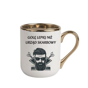 Kubek 330ml *ELEGANT* dla Barbera „Golę lepiej jak urząd…”