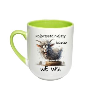 Kubek Kawowy 290ml z Zabawnym tekstem