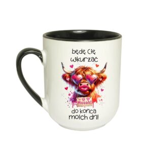 Kubek Kawowy 290ml z Zabawnym tekstem