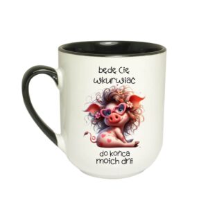 Kubek Kawowy 290ml z Zabawnym tekstem