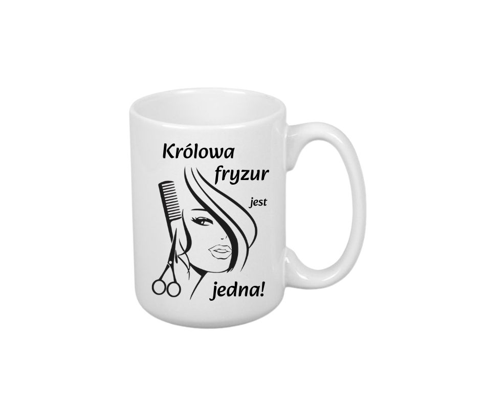 Kubek 440ml *ELEGANT* Kubek dla Fryzjerki - obrazek 2