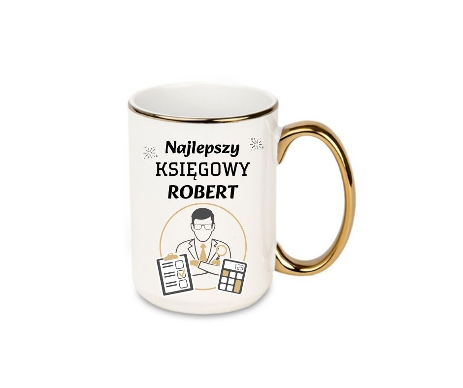 Kubek 440ml *ELEGANT* Kubek dla Księgowego
