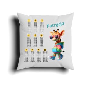 Poduszka z Tabliczką Mnożenia