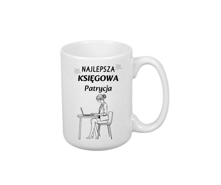 Kubek 440ml *ELEGANT* Kubek dla Księgowej - obrazek 2