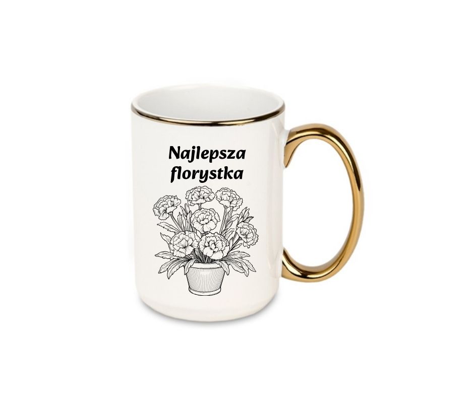 Kubek 440ml *ELEGANT* Kubek dla Florystki