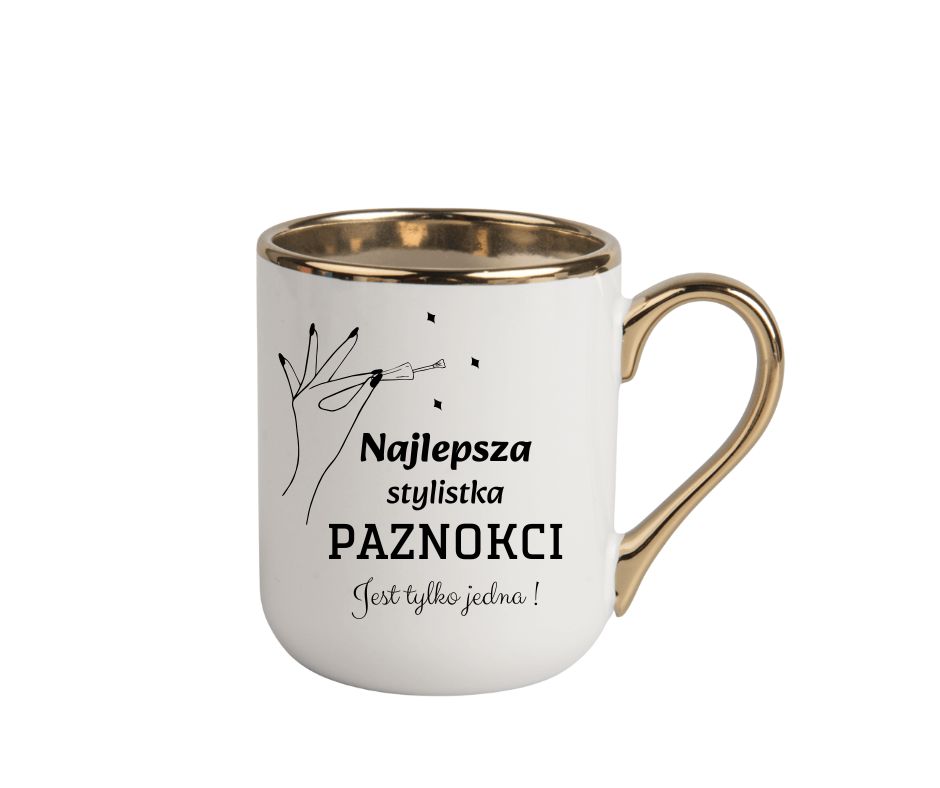 Kubek 330ml *ELEGANT* dla Stylistki Paznokci - obrazek 2