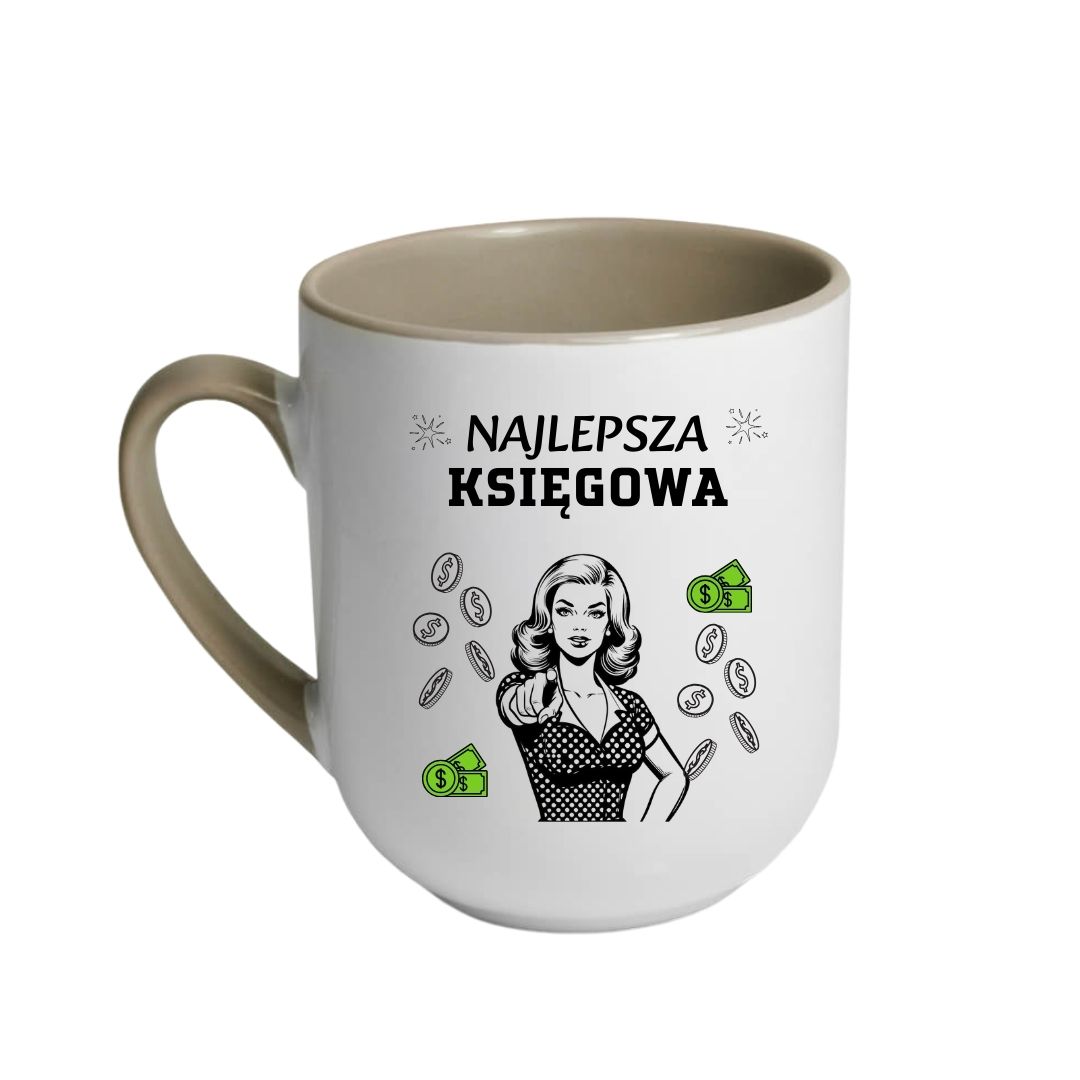 Kubek Kawowy 290ml dla Księgowej - obrazek 4