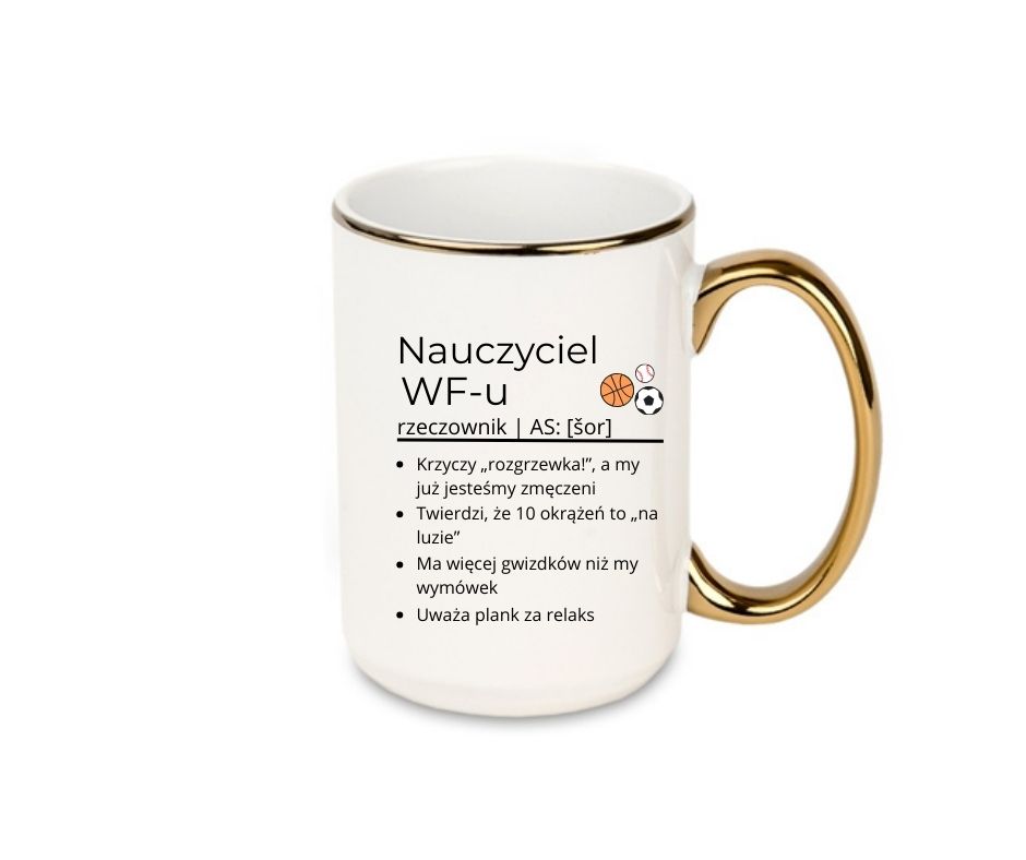 Kubek 440ml *ELEGANT* Kubek dla Nauczyciela WFu