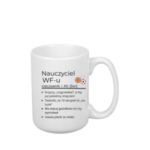 Kubek 440ml *ELEGANT* Kubek dla Nauczyciela WFu