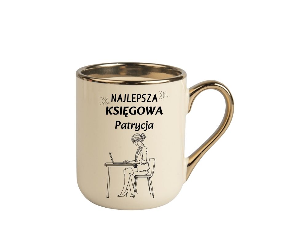 Kubek 330ml *ELEGANT* Kubek dla Księgowej - obrazek 2