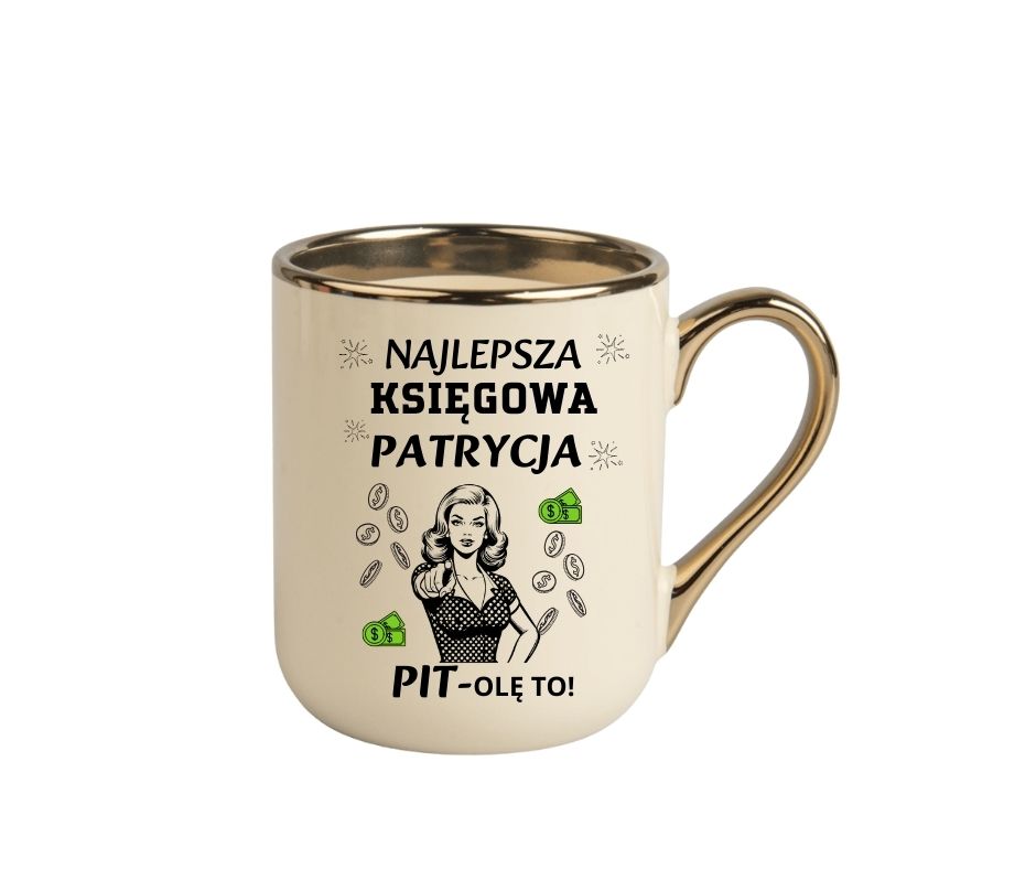 Kubek 330ml *ELEGANT* Kubek dla Księgowej