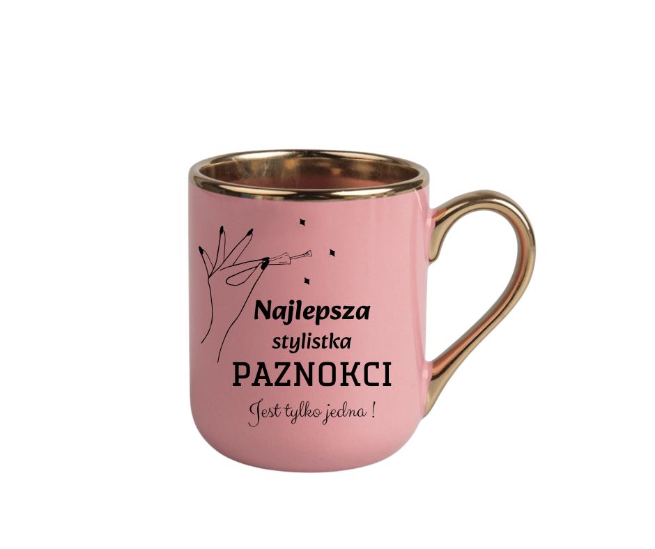 Kubek 330ml *ELEGANT* dla Stylistki Paznokci - obrazek 3