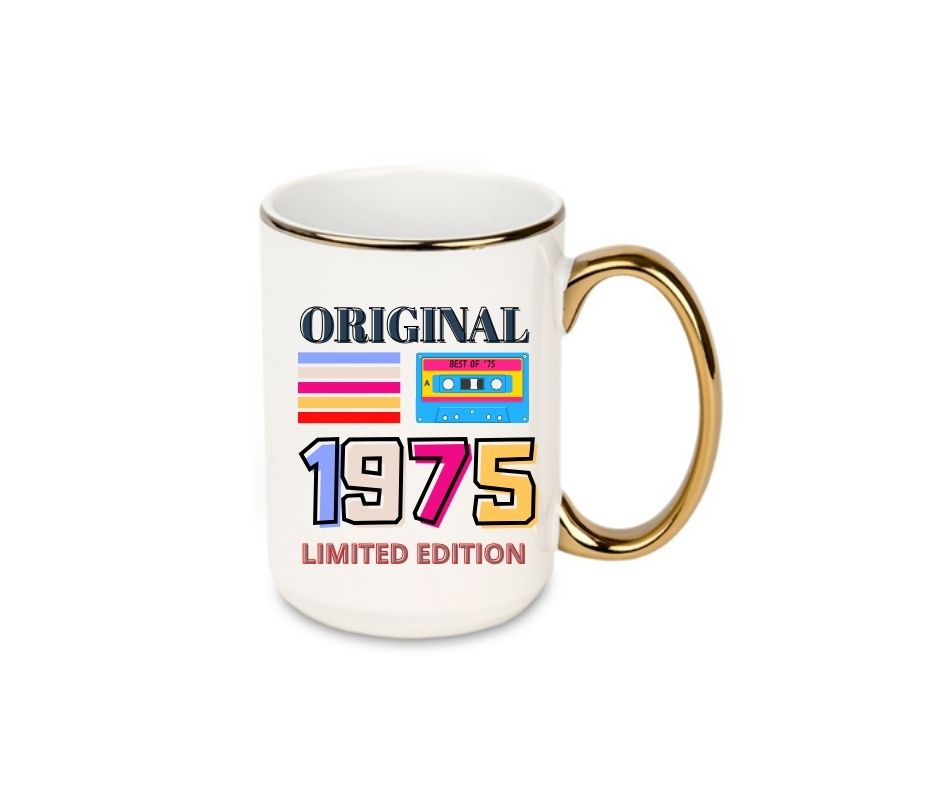 Kubek 440ml *ELEGANT* Kubek na 50 Urodziny Kaseta