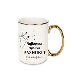 Kubek 440ml *ELEGANT* Kubek dla Stylistki Paznokci