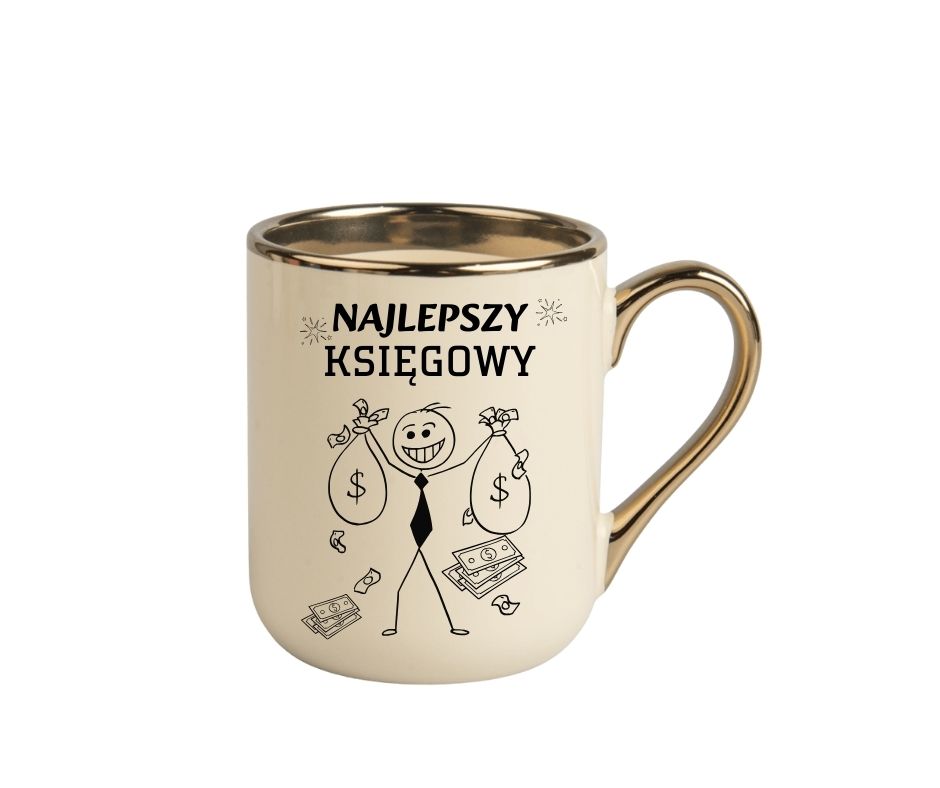 Kubek 330ml *ELEGANT* Kubek dla Księgowego - obrazek 2