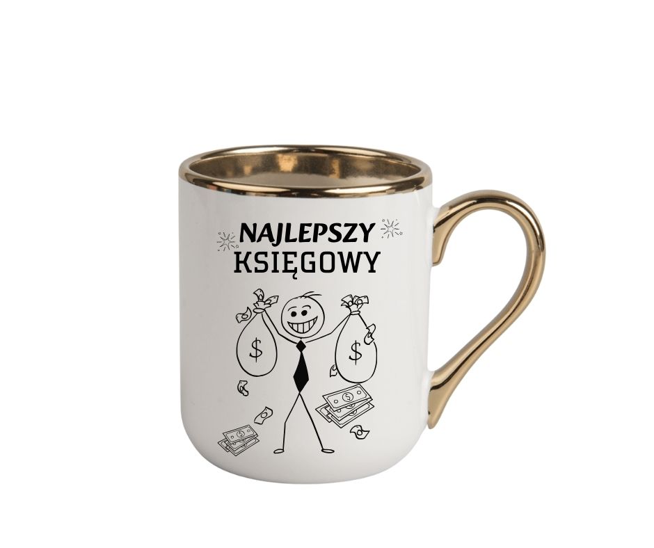 Kubek 330ml *ELEGANT* Kubek dla Księgowego
