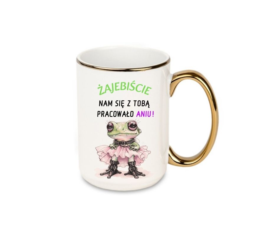 Kubek 440ml *ELEGANT* Kubek na Odejście z Pracy