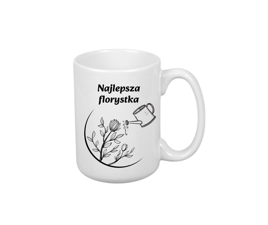 Kubek 440ml *ELEGANT* Kubek dla Florystki - obrazek 2