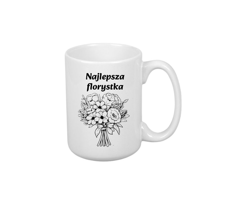 Kubek 440ml *ELEGANT* Kubek dla Florystki - obrazek 2