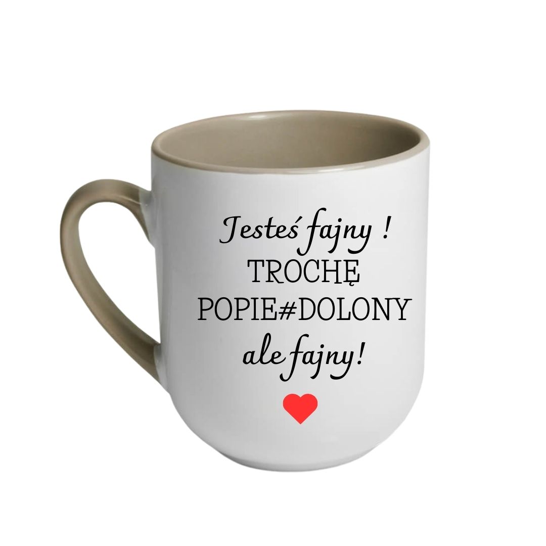 Kubek Kawowy 290ml "Jesteś fajny..." - obrazek 3