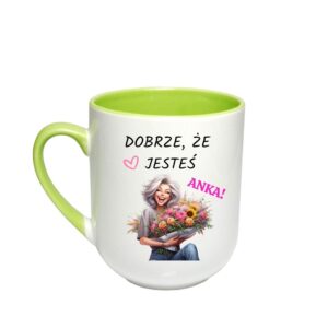 Kubek Kawowy 290ml Dziękuję, że Jesteś +imię