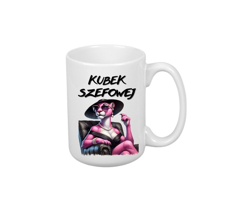 Kubek 440ml *ELEGANT* Kubek dla Szefowej - obrazek 2