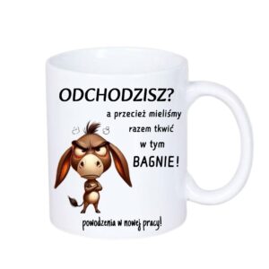 Kubek 330/300ml na odejście z Pracy