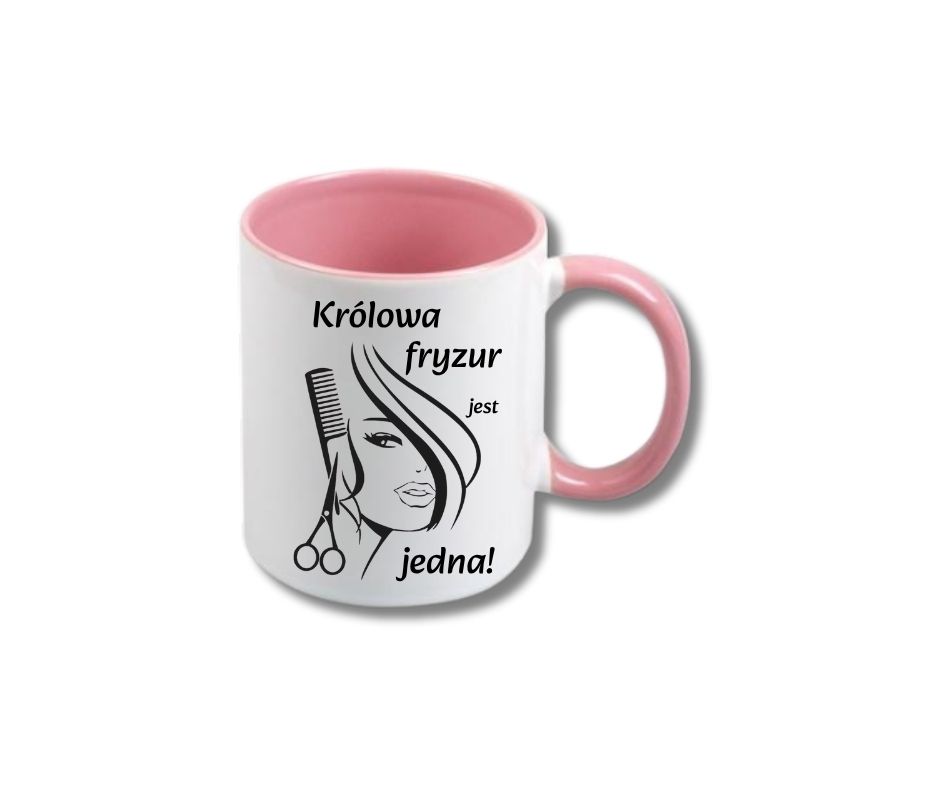 Kubek 330/300ml dla Fryzjerki - obrazek 3