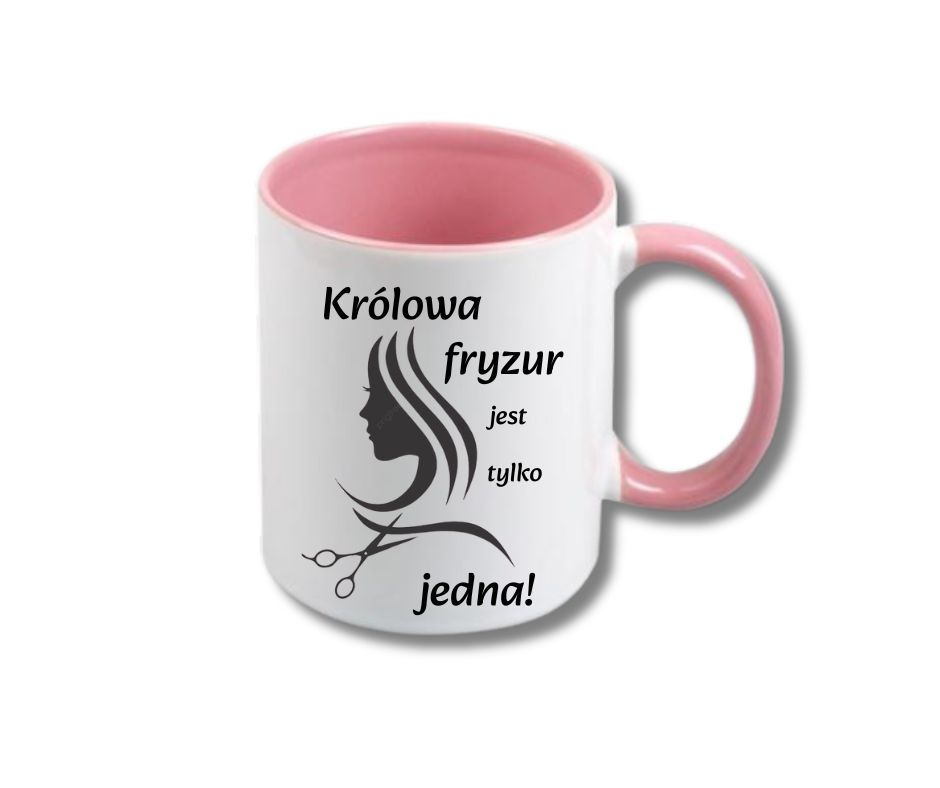 Kubek 330/300ml dla Fryzjerki - obrazek 2