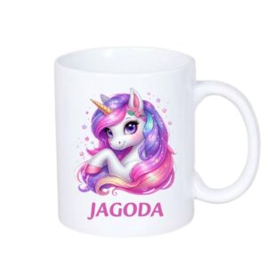 Kubek 330/300ml z Motywem JEDNOROŻCA