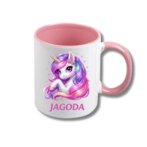 Kubek 330/300ml z Motywem JEDNOROŻCA