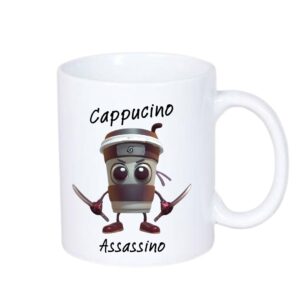 Kubek 330/300ml z Motywem BRAINROTA Cappucino Assasino