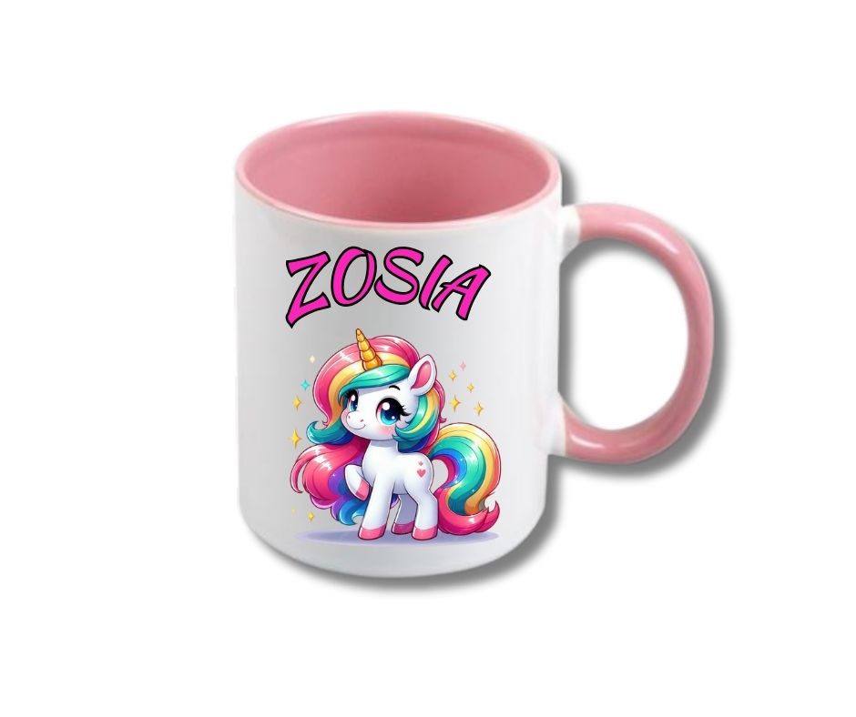 Kubek 330/300ml z Motywem JEDNOROŻCA - obrazek 2