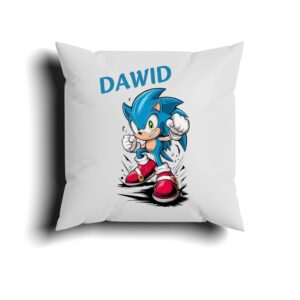 Poduszka z Motywem SONIC’a +imię