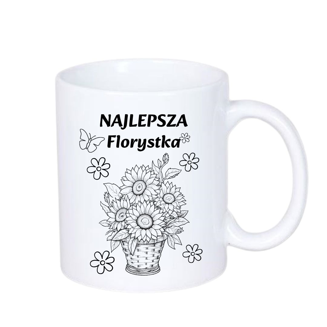 Kubek 330/300ml dla Florystki