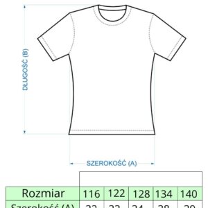 Koszulka Dziecięca UNISEX Biała Kapibara