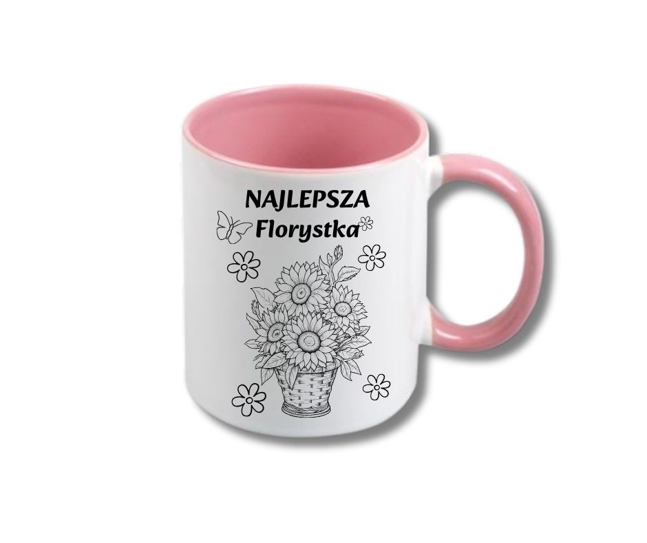 Kubek 330/300ml dla Florystki - obrazek 2